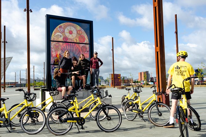 Belfast Bike Tours - Crossing the Lagan into Titanic Quarter