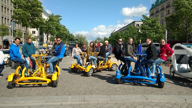 Berlin : Guided Private Sightseeing Tours with Funbikes, Teambikes - The Berlin Wall memorial and GDR watchtower