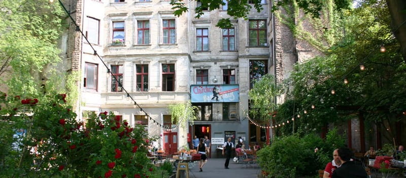 Berlin: Top secret bike tour and hidden gems of the city - Railway arches and the English Garden tea house