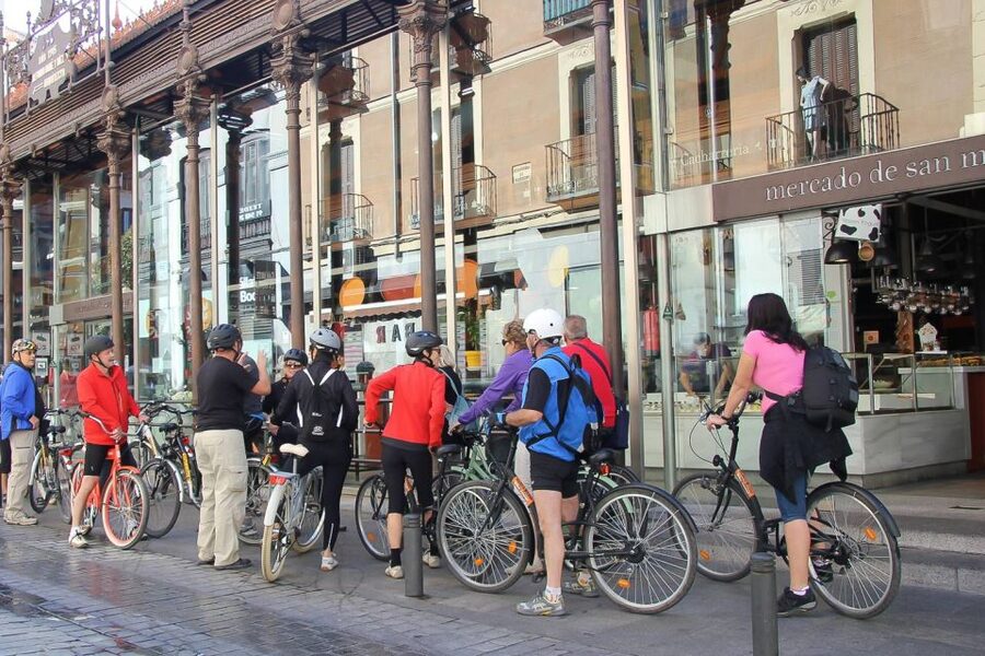Best of Madrid: 3-Hour Guided Bike Tour in Small Groups - Lavapiés adds color and contrast
