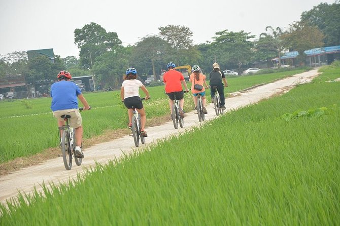 Bicycle Tours Hanoi: Full Day Bicycle Tour Hanoi Countryside - Riding through villages and beside the river