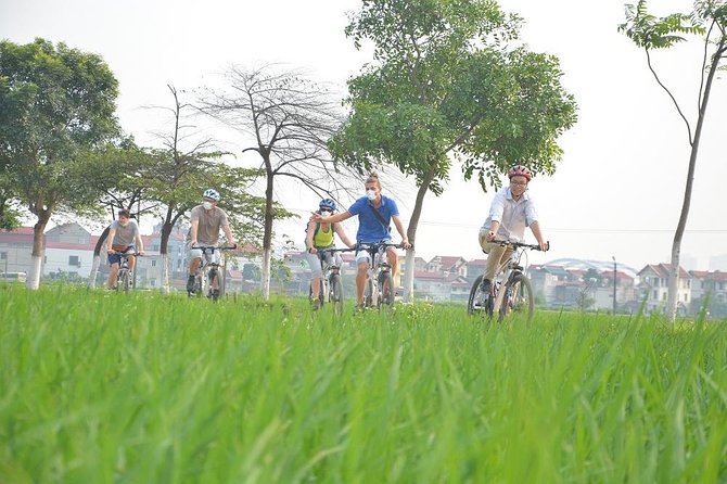 Bicycle Tours Hanoi: Full Day Bicycle Tours City & Countryside - Huu Tiep Lake and the B-52 remains