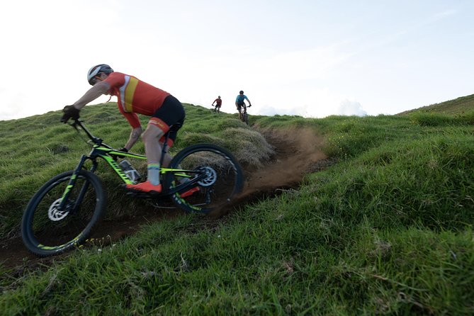 Big Island Mountain Biking on Anna Ranch - The 1,200-foot climb and the first break