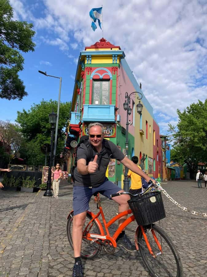 Bike Tour: Buenos Aires to the South (E-Bike) - La Boca, Caminito, and the football heart of Buenos Aires