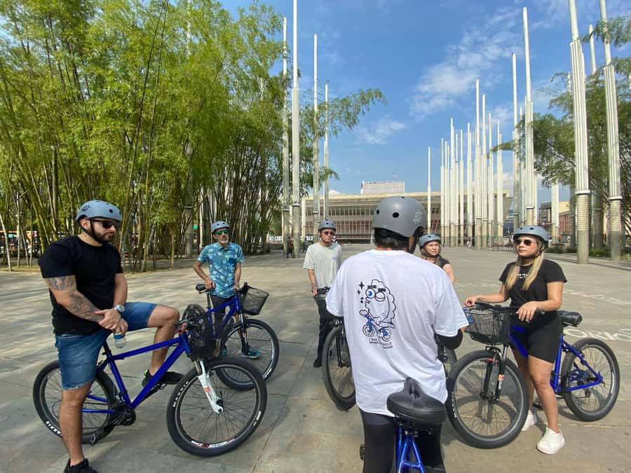 Bike Tour Medellin with Snacks and Local Beer - Parque de las Luces and Plaza Botero