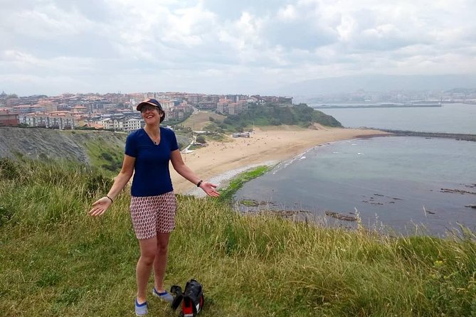 Bike tour with Pintxos & Drinks in Getxo (Scenic Bilbao Seaside) - Cliff views, open water, and photo stops