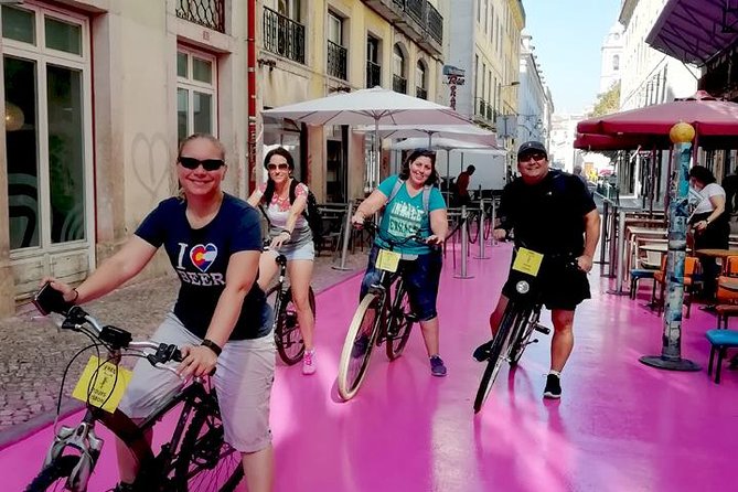 Bike Tours Lisbon - Center of Lisbon to Belém - Riding beneath the 25 de Abril Bridge
