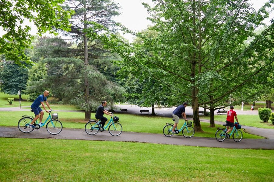 Bilbao: Guided Highlights Small Group or Private E-Bike Tour - San Mamés and Bilbao’s football identity