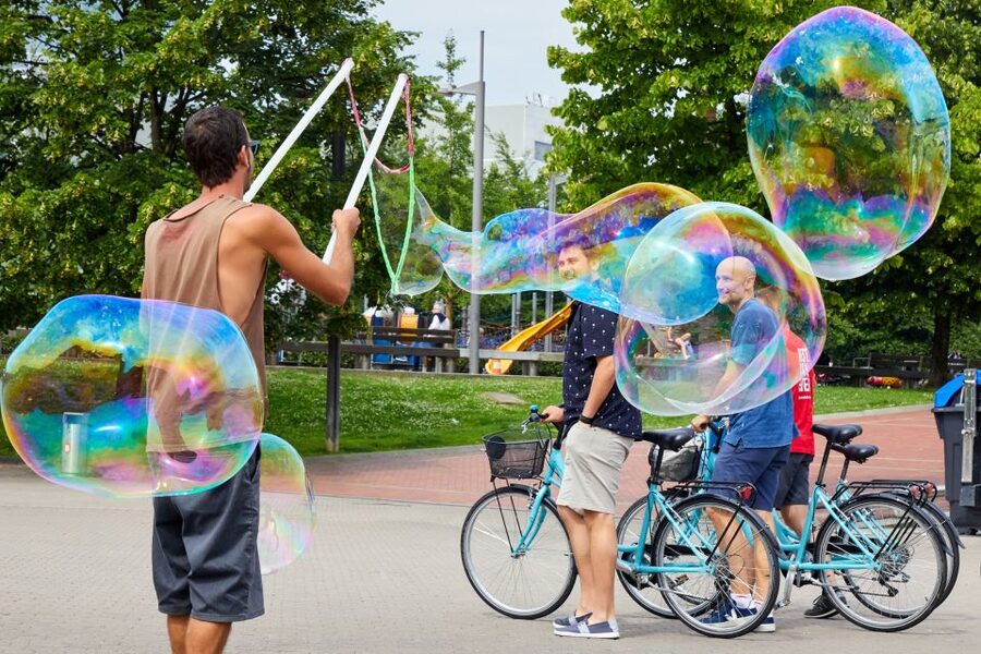Bilbao: Guided Highlights Small Group or Private E-Bike Tour - Maritime Museum and Bilbao’s industrial past