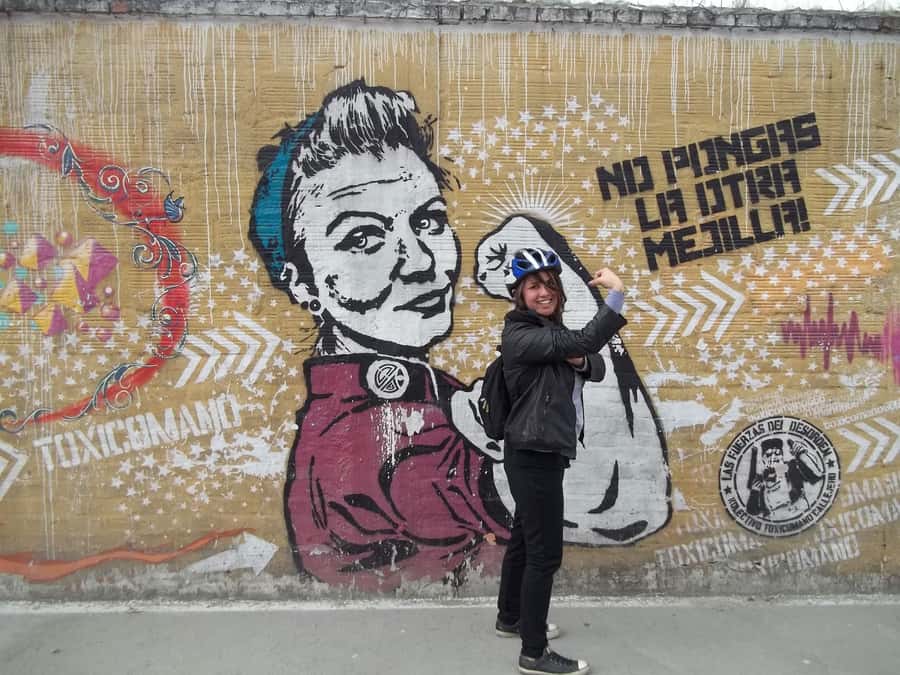 Bogota: Bicycle City Tour - Starting in La Candelaria With a Helmet and Local Context