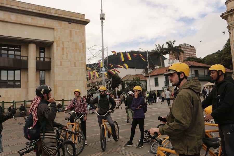 Bogotá: Shared Bike Tour - Santamaría Bullring and the City’s Contrasts