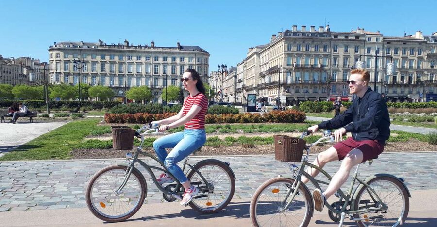 Bordeaux: Top Landmarks & Historic Bike Tour - Crossing the Jacques Chaban-Delmas Bridge