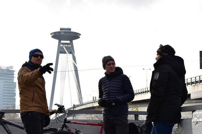 Bratislava Identity Bike Tour - Stary most and the river crossing