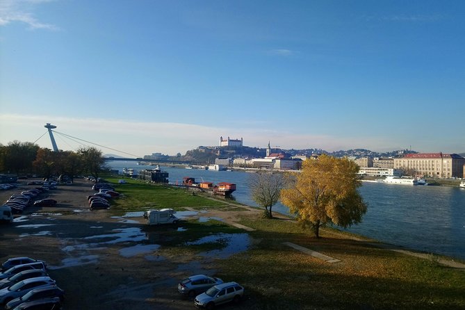 Bratislava Identity Bike Tour - Eurovea, Štefánik, and the Blue Church