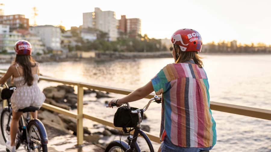 Breathtaking Manly Beach Bicycle and Sunset Cruise Tour - Sydney Harbour by ferry before the cycling begins