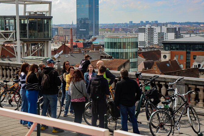 Brussels Highlights & Hidden Gems Bike Tour - Place Poelaert and the view over Brussels
