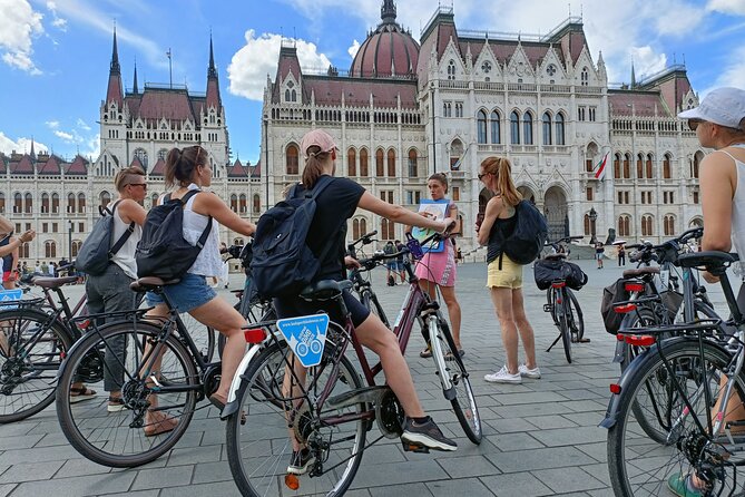 Budapest Bike Tour with Hungarian Goulash - The House of Terror adds difficult context