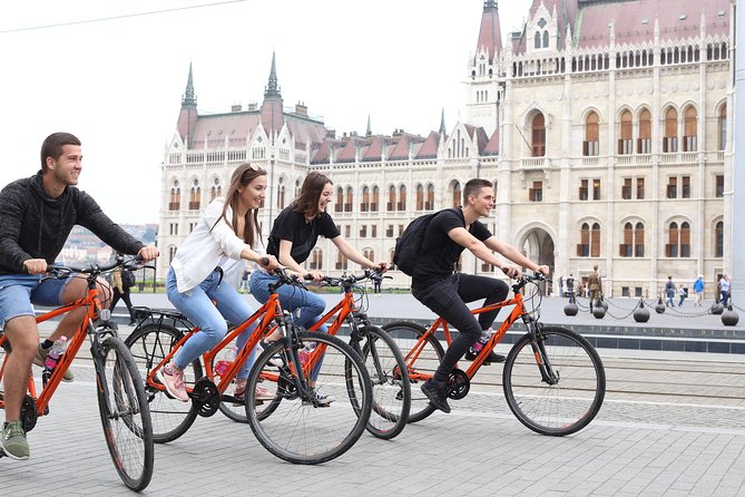 Budapest Historic Downtown Bicycle Tour in small groups - Vajdahunyad Castle and Budapest’s new park architecture