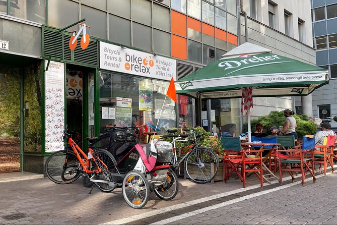 Budapest Historic Downtown Bicycle Tour in small groups - Szabadság tér and the politics of memory