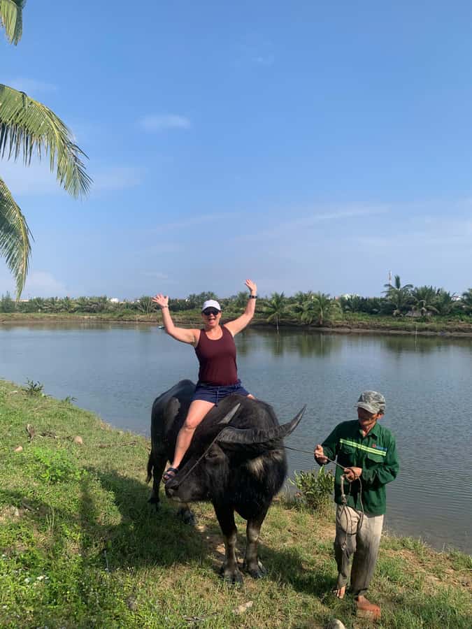 BUFFALO RIDING -BASKET BOAT & BIKE TOUR-HOI AN - Why this Hoi An half-day tour works