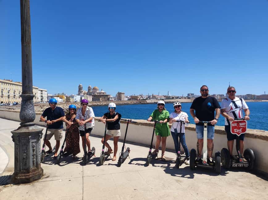 Cadiz: 1.45H Guided Segway/eScooters/EBikes for Big Groups - Who can take this tour?