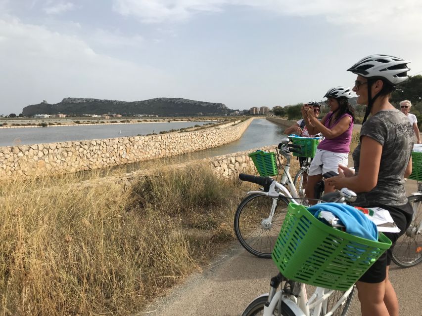 Cagliari E-Bike Tour: Canals & Flamingos at Molentargius - Across the lagoon toward Poetto Beach
