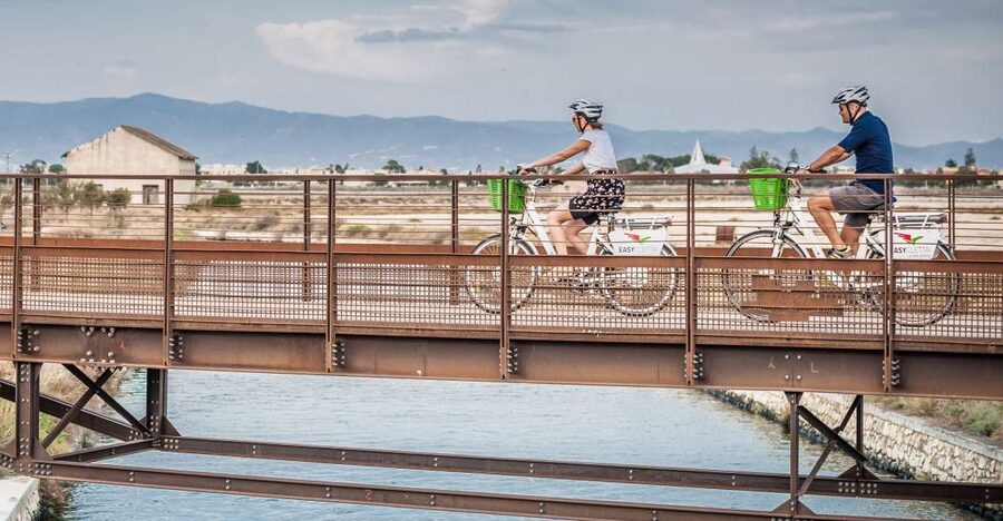 Cagliari E-Bike Tour: Canals & Flamingos at Molentargius - From the port to Terramaini canal