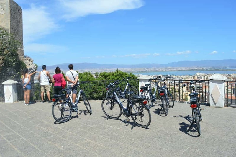 Cagliari: Old Town Guided E-Bike Tour - Villanova and the coffee pause