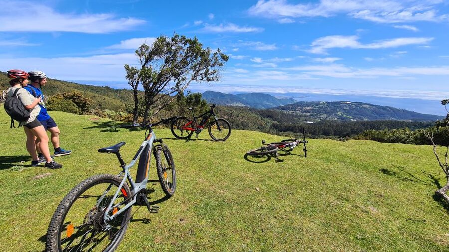 Camacha: Levada Trail e-Bike Guided Tour - Getting comfortable with the electric bikes
