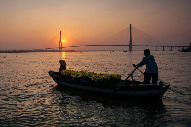 Can Tho Countryside Bike Tour with Fruit Garden Visit - The riverside ride toward sunset
