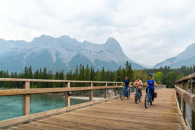 Canmore’s #1 Food Bike Tour: A Must Do Mountain Experience! - Passing the Engine Bridge on the way to food
