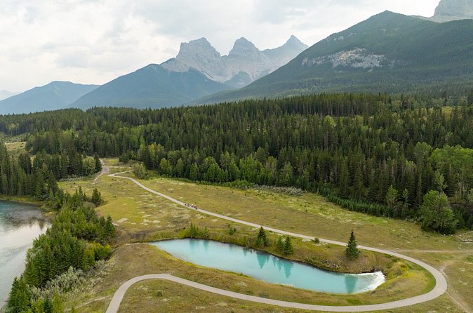Canmore’s #1 Food Bike Tour: A Must Do Mountain Experience! - Taking in the Three Sisters