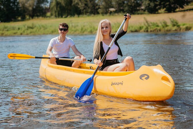 Canoeing on the Elbe river + Bike rental from Děčín to Bad Schandau - From canoe seat to bicycle saddle