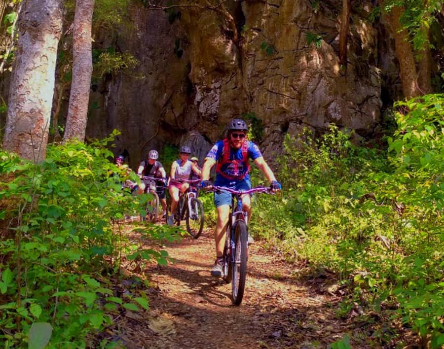 Chiang Mai: 22 km XC Mountain Biking from Sticky Waterfall - The morning ride from Chiang Mai