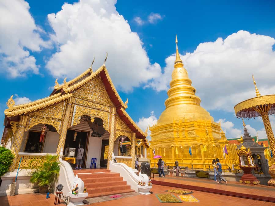 Chiang Mai Countryside E-bike Ride with Expert Guide & Lunch - Wat Phra That Hariphunchai and Lamphun’s old lanes