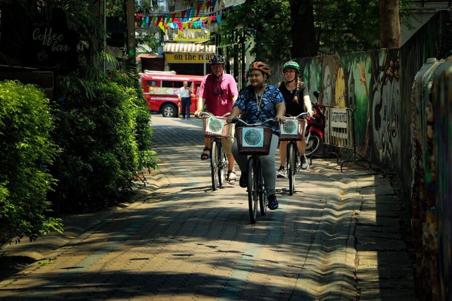 Chiang Mai: Half-Day Old Town Cycling Tour - Warorot Market, where the city feels practical