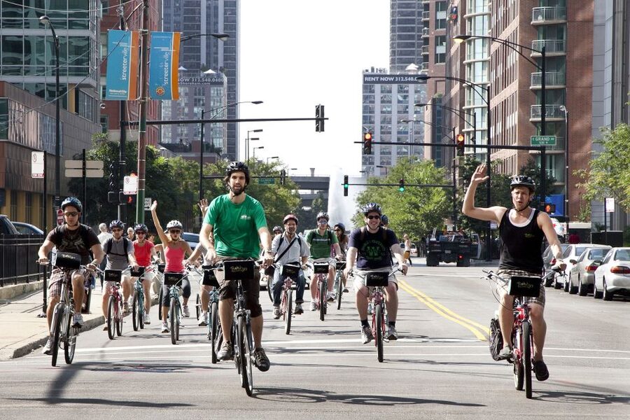 Chicago: Westside Food Tasting Bike Tour with Guide - Old Town chocolate and the final lakefront ride