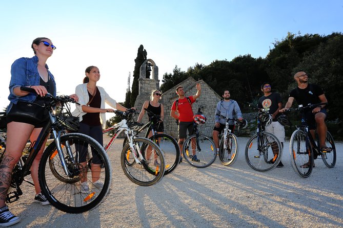 City Bike Tour of Split - The climb into Marjan Park