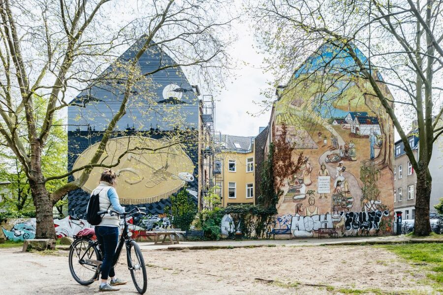 Cologne: Ehrenfeld Street Art Bike Tour - Starting near Eigelstein and Gereonswall