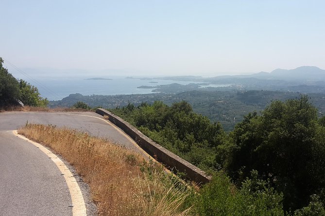 Corfu by bike: Countryside, Forests and Villages - Doukades and coffee in an old-style cafe