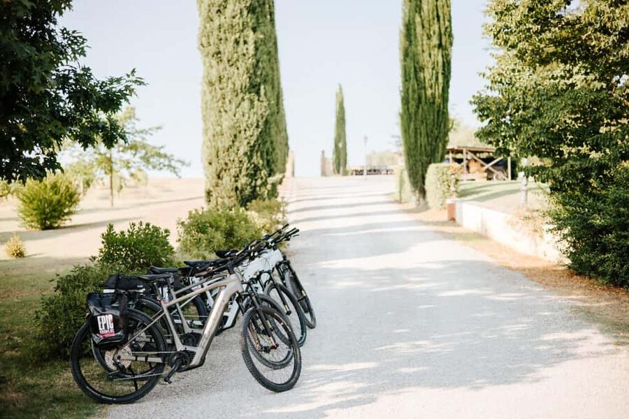 Cortona: Val di Chiana E-Bike Tour with Optional Wine Lunch - What the e-bike ride feels like