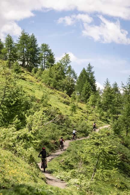 Courmayeur: E-Bike Guided Tour Val Veny, Val Ferret - Leaving Courmayeur With the Bikes Ready