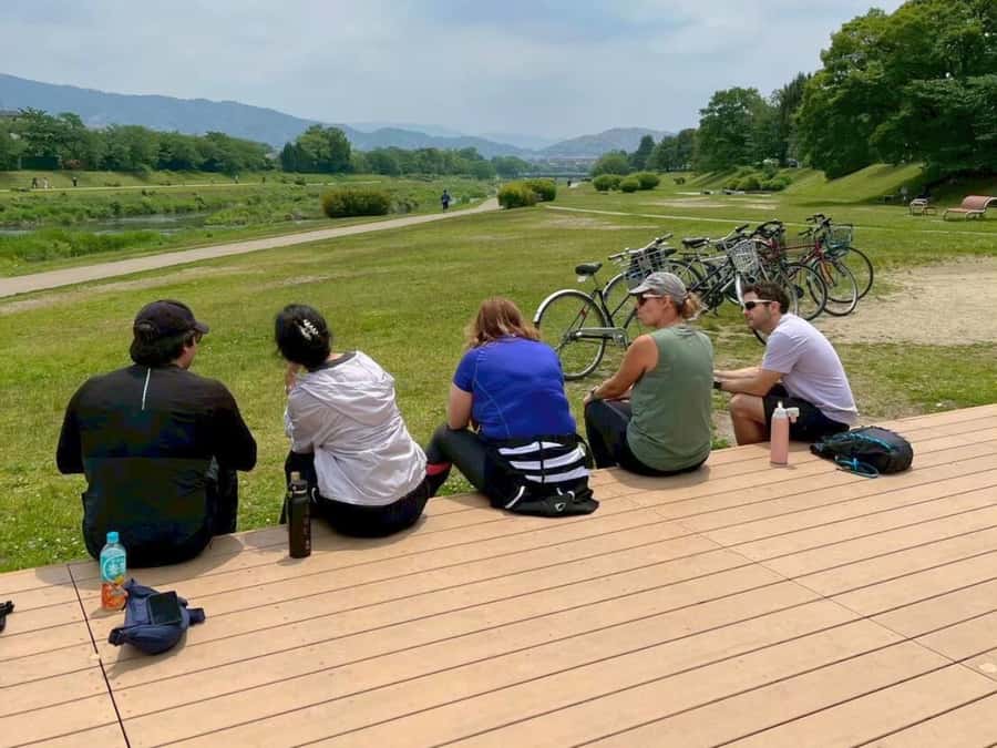 Cycle Kyoto's Hidden Gems & Gion Stroll - The Imperial Palace and a famous Zen temple