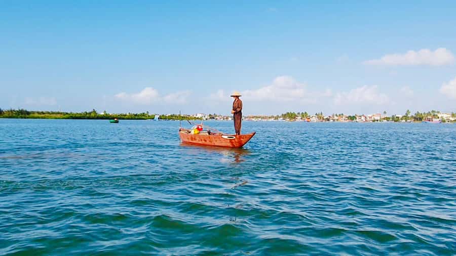 Da Nang or Hoi An: Countryside Bike & Basket Boat Tour - Cam Thanh coconut forest by basket boat
