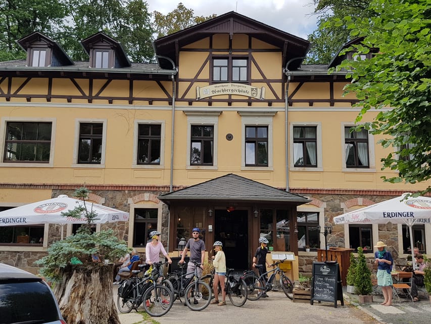 Dresden: E-Bike Tour and Dresden Heath Forest Trails - The Wachbergschänke pause and Dresden panorama