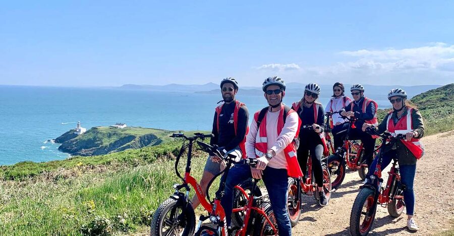 Dublin: Panoramic e-Bike Tour - Sutton Martello Tower brings Dublin Bay into view