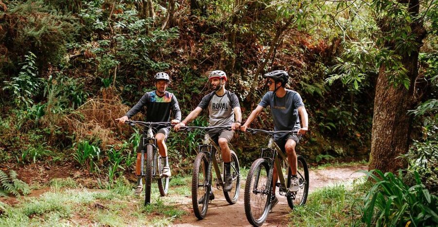 E-Bike Guided Tour - Mountain biking experience - The first trail section: beautiful, but take it seriously