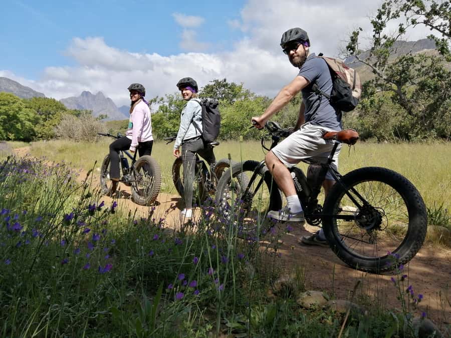 E-Bike & Hike Jonkershoek - Meeting at Lanzerac and getting set up