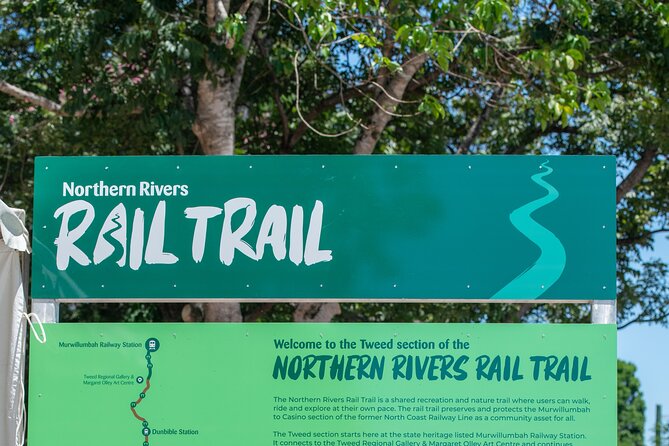 E-Bike Hire Northern Rivers Rail Trail, with Return Transport - Family equipment and mixed-ability groups