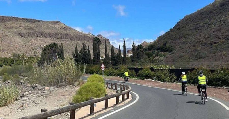 E-Bike Mountain Tour in Natural Park +Option Tapas in a Cave - Maspalomas dunes beside the sea